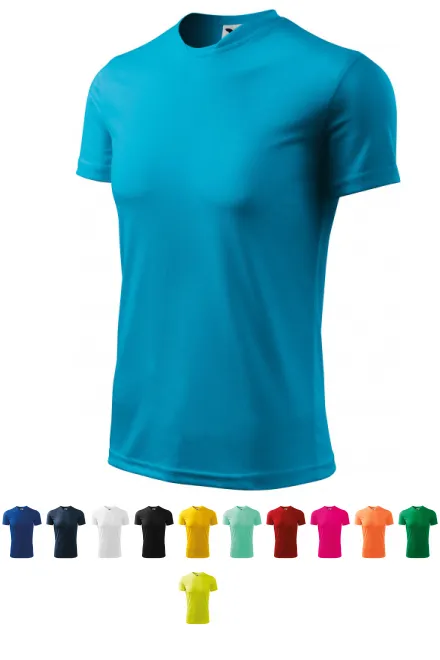 Sport-T-Shirt für Kinder, türkis