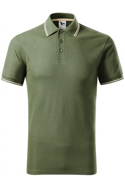 Klassisches Herren-Poloshirt - khaki, S