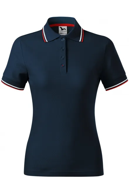 Klassisches Poloshirt für Damen - dunkelblau, XS