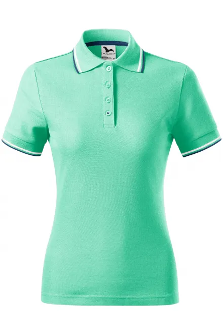 Klassisches Poloshirt für Damen - Minze, XS