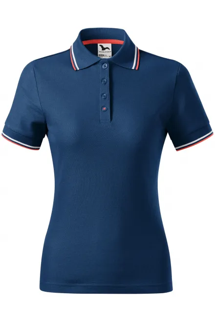 Klassisches Poloshirt für Damen - Mitternachtsblau, XS