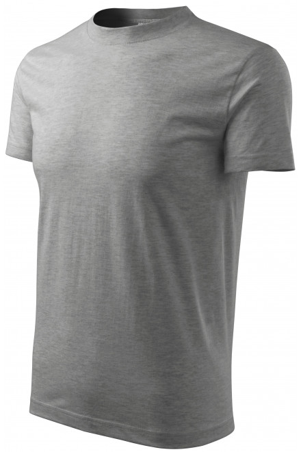 Klassisches T-Shirt, dunkelgrauer Marmor, graue T-Shirts