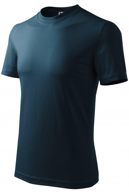 Klassisches T-Shirt, dunkelblau, Baumwoll-T-Shirts