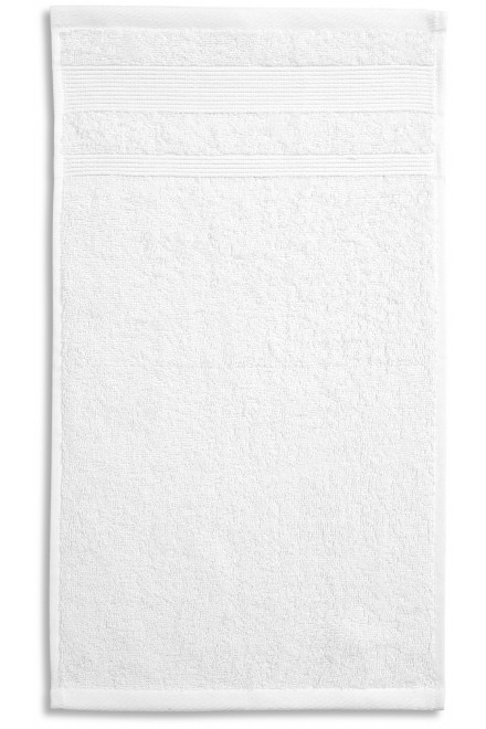 Kleines Handtuch aus Bio-Baumwolle, weiß