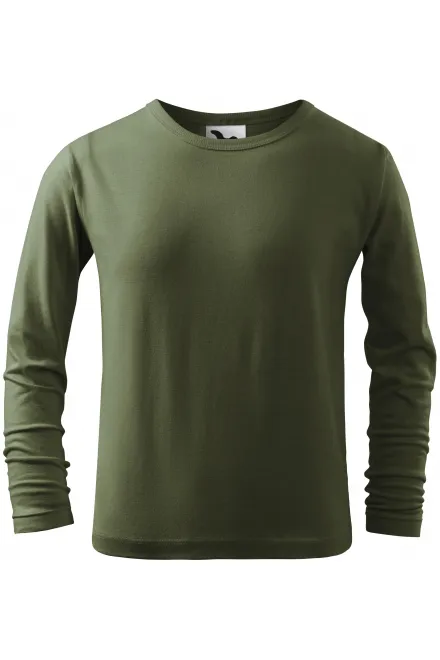 LangarmShirt für Kinder - khaki, 158 cm / 12 Jahre