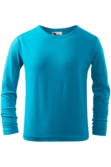 LangarmShirt für Kinder - türkis, 158 cm / 12 Jahre