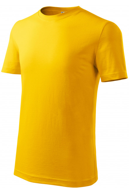 Leichtes Kinder T-Shirt, gelb, einfarbige T-Shirts