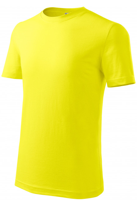 Leichtes Kinder T-Shirt, zitronengelb, gelbe T-Shirts