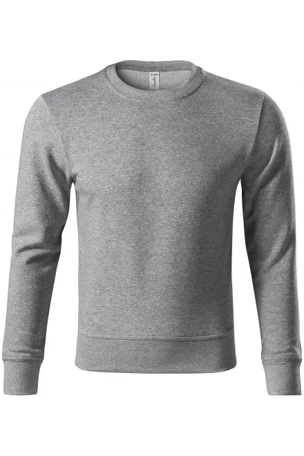 Leichtes Sweatshirt - dunkelgrauer Marmor, XS