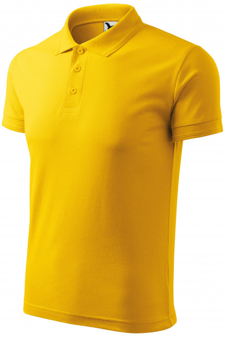 Loses Poloshirt der Männer, gelb, T-shirts herren