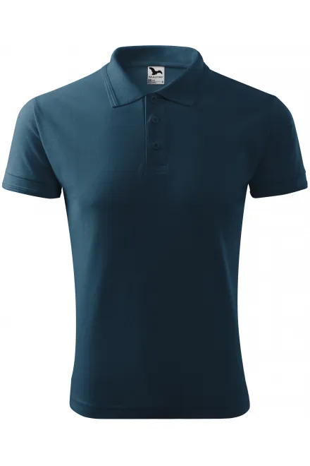 Loses Poloshirt der Männer - dunkelblau, S