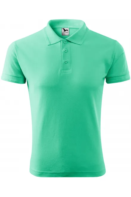Loses Poloshirt der Männer - Minze, S