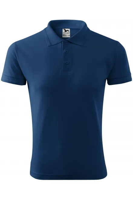 Loses Poloshirt der Männer - Mitternachtsblau, S