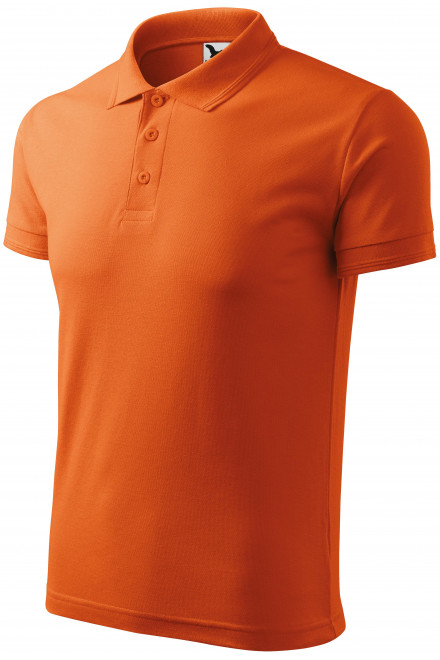 Loses Poloshirt der Männer, orange, T-shirts herren
