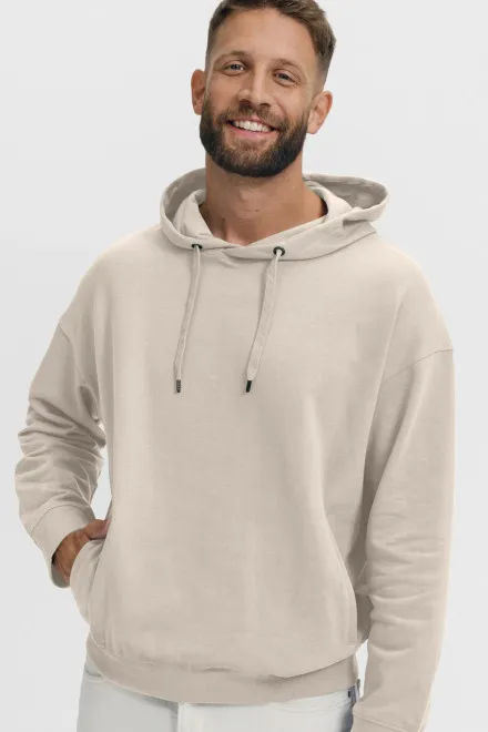 Bequemer Herren-Hoodie, eisgrau