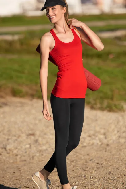 Damen Leggings, schwarz