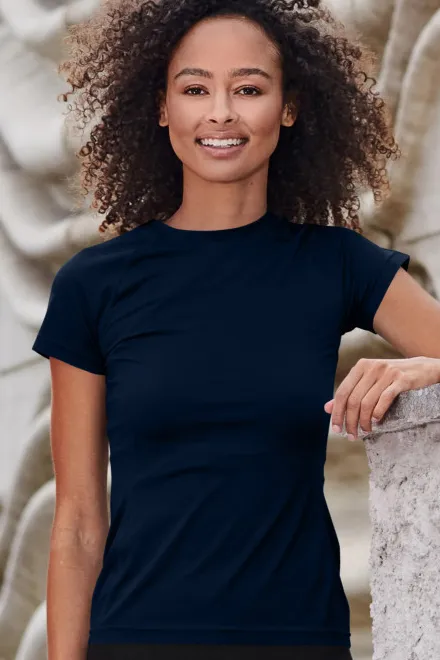 Damen-T-Shirt für den Sport, dunkelblau Damen-T-Shirt für den Sport, dunkelblau