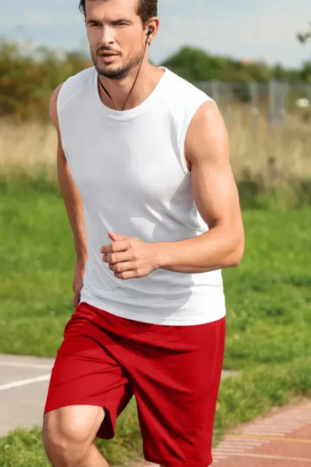 Herrenshorts, rot
