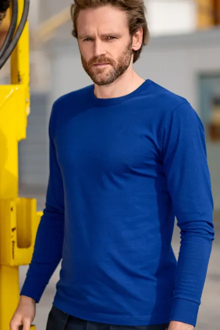 Langlebiges T-Shirt für Herren, königsblau