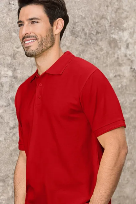Loses Poloshirt der Männer, rot