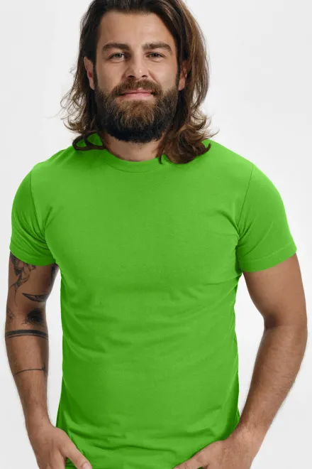 Modisches T-Shirt für Männer, Apfelgrün