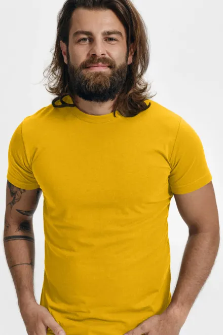 Modisches T-Shirt für Männer, gelb