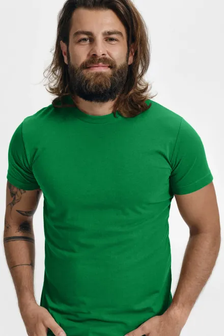Modisches T-Shirt für Männer, Grasgrün