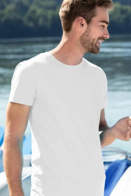 Modisches T-Shirt für Männer, weiß