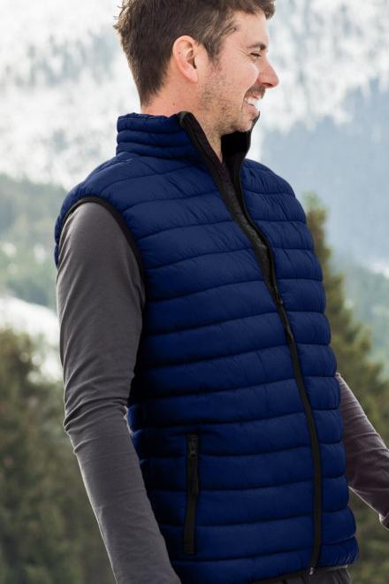 Steppweste für Herren, dunkelblau, XL