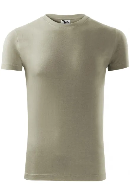 Modisches T-Shirt für Männer - helles Khaki, M