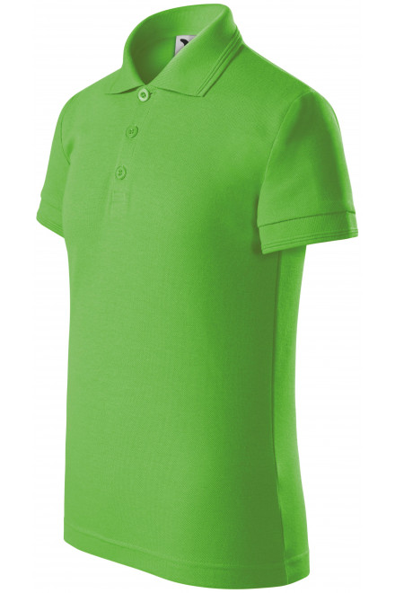 Polo-Shirt für Kinder, Apfelgrün