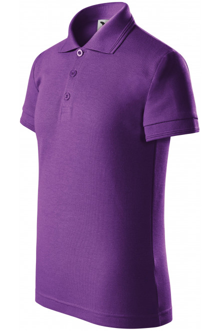 Polo-Shirt für Kinder, lila, T-Shirts mit kurzen Ärmeln