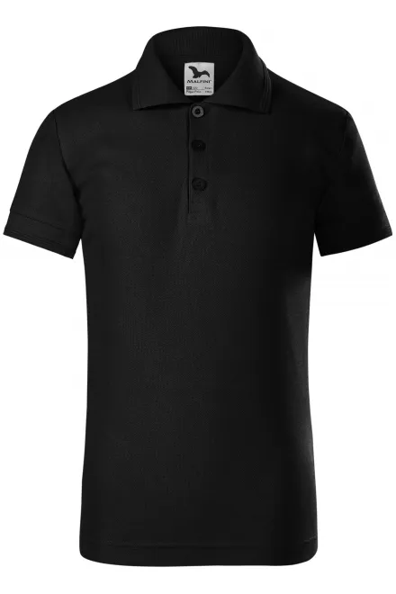 Polo-Shirt für Kinder - schwarz, 158 cm / 12 Jahre