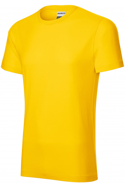 Robustes Herren T-Shirt schwerer, gelb, Baumwoll-T-Shirts
