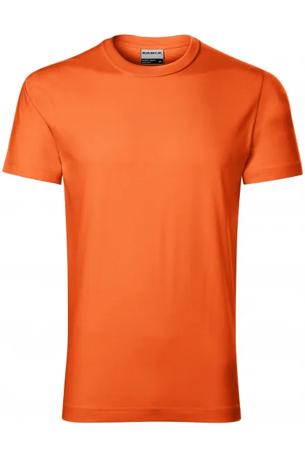 Robustes Herren T-Shirt schwerer - orange, S