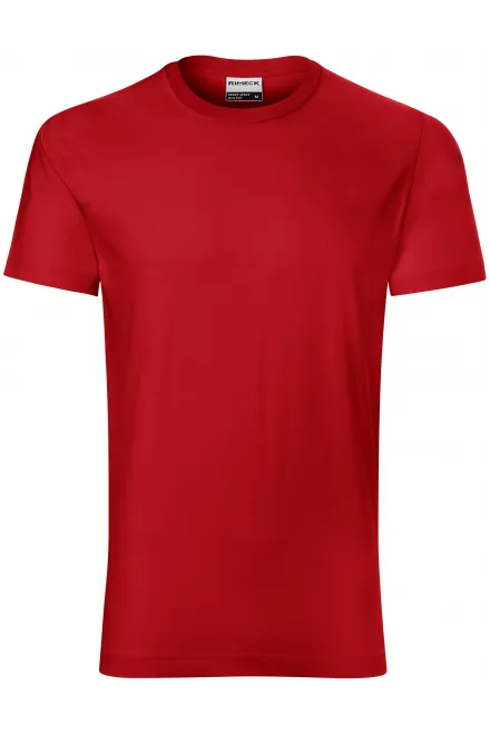Robustes Herren T-Shirt schwerer - rot, S