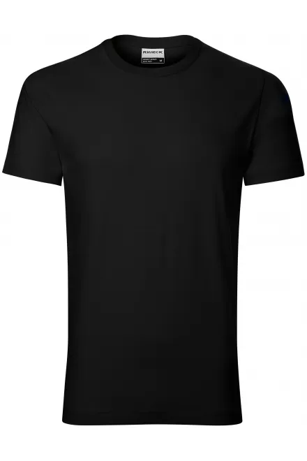 Robustes Herren T-Shirt schwerer - schwarz, S