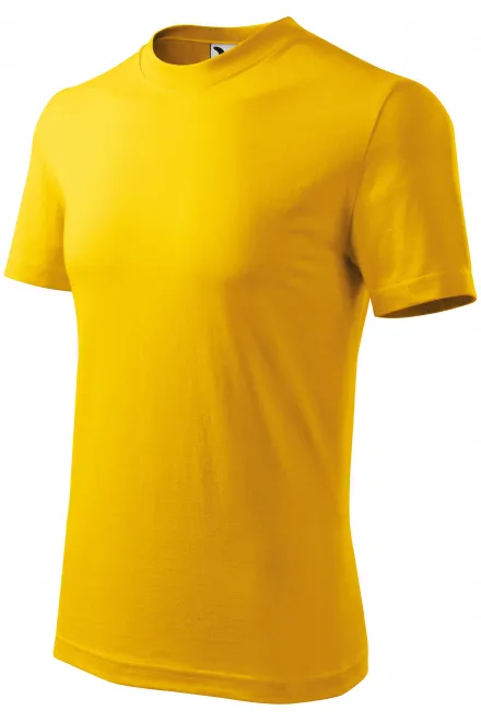 Schweres T-Shirt, gelb