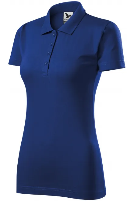 Slim Fit Poloshirt für Damen, königsblau