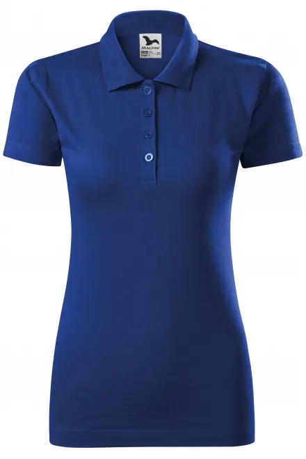 Slim Fit Poloshirt für Damen - königsblau, M