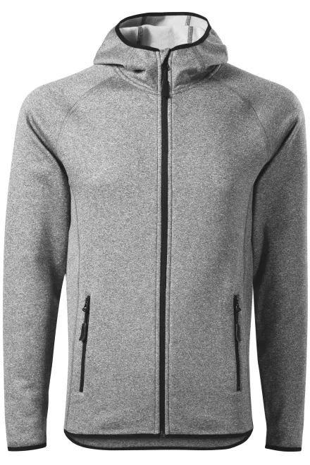 Sport-Sweatshirt für Herren - dunkelgrauer Marmor, M