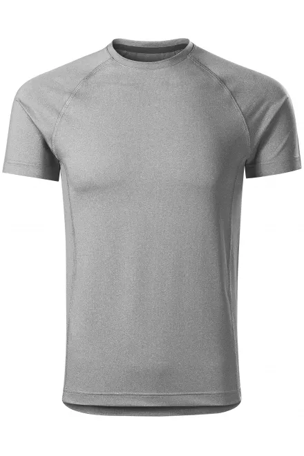 Sport-T-Shirt für Herren - dunkelgrauer Marmor, M