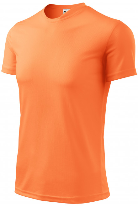 Sport-T-Shirt für Kinder, Neon Mandarine, Kinder-T-Shirts