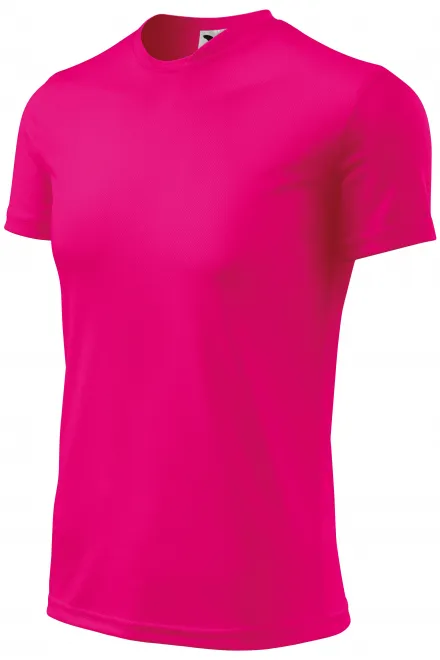 Sport-T-Shirt für Kinder, neon pink