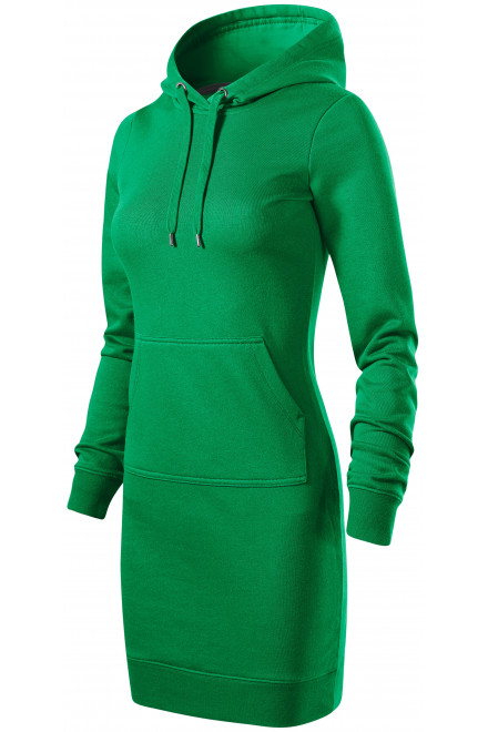 Sweatshirt-Kleid für Damen, Grasgrün