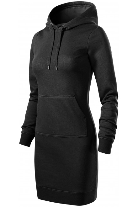 Sweatshirt-Kleid für Damen, schwarz