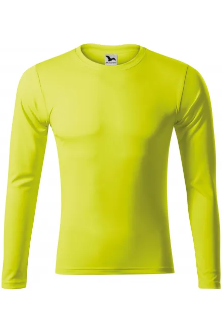 T-Shirt für den Sport mit langen Ärmeln - Neon Gelb, XS