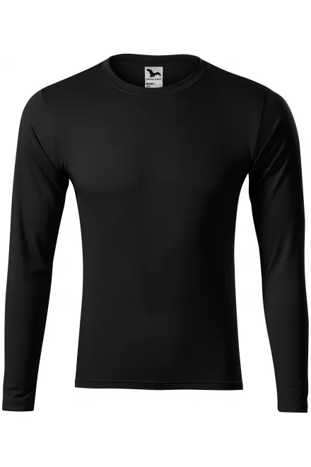 T-Shirt für den Sport mit langen Ärmeln - schwarz, XS