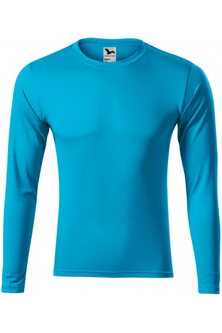 T-Shirt für den Sport mit langen Ärmeln - türkis, XS