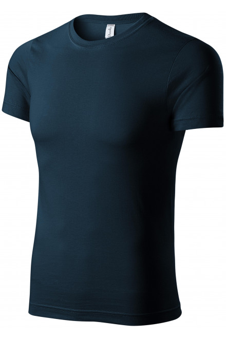 T-Shirt mit höherem Gewicht, dunkelblau, T-Shirts mit kurzen Ärmeln